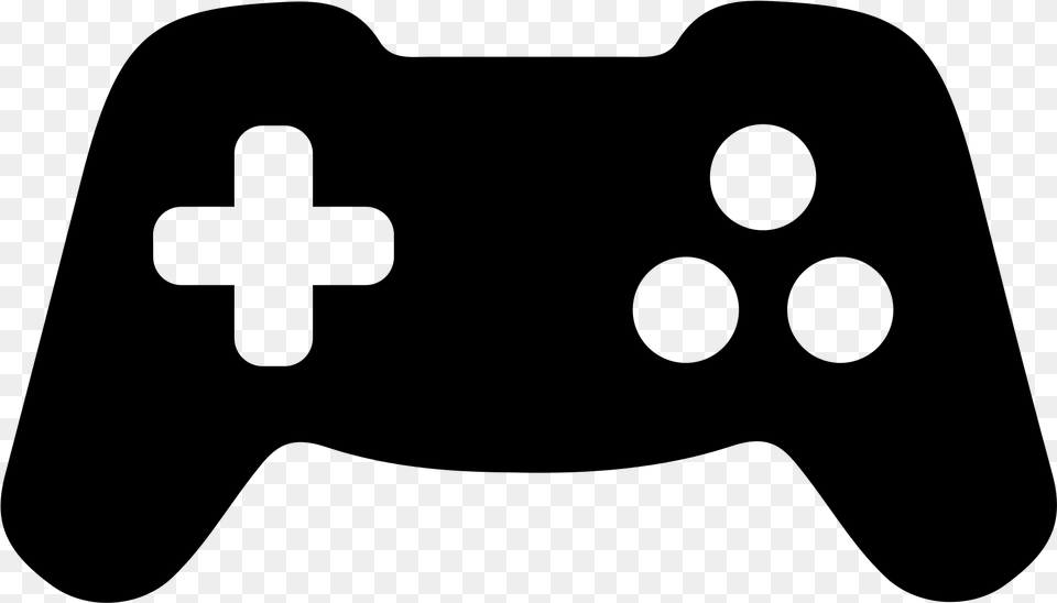 Video Game Controller, Gray Png Image