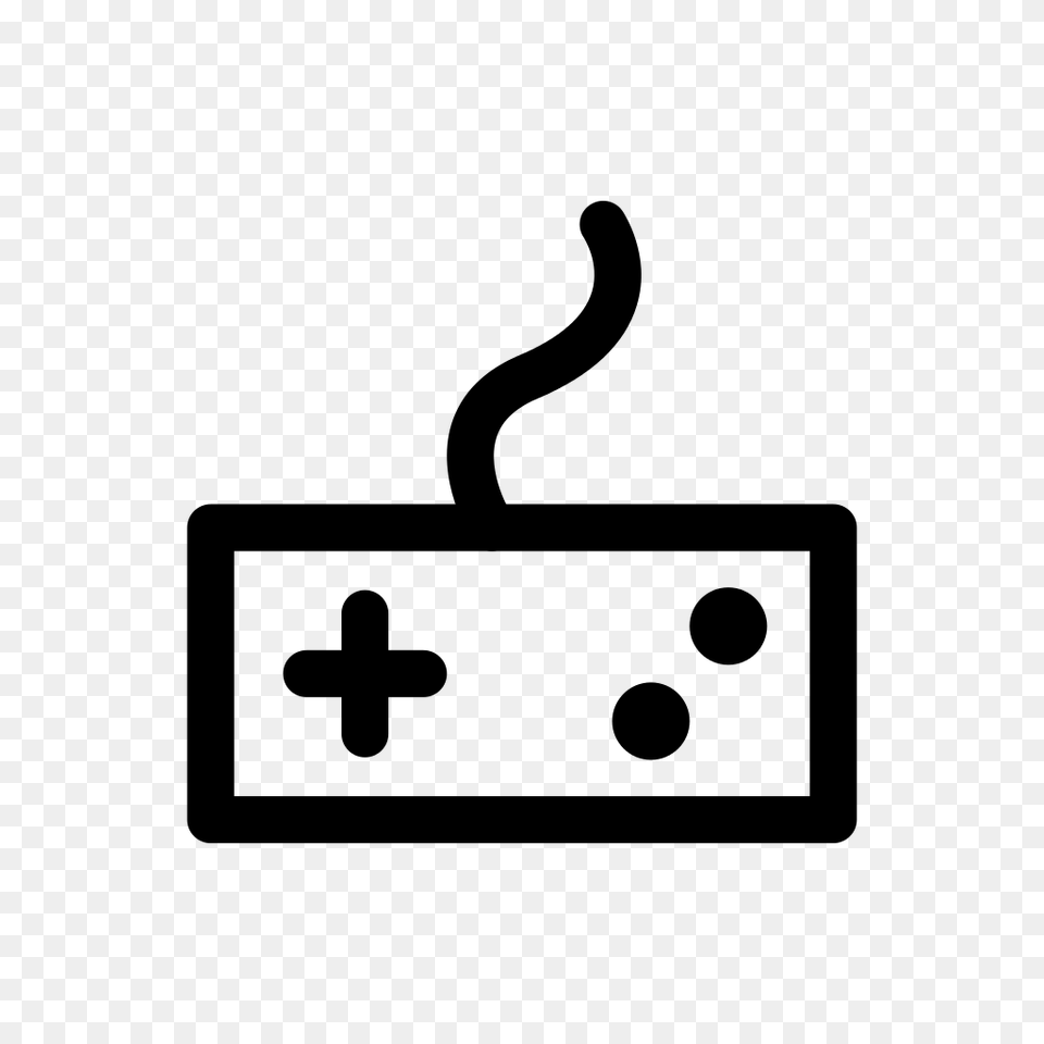 Video Game Controller Icon Designed, Gray Png