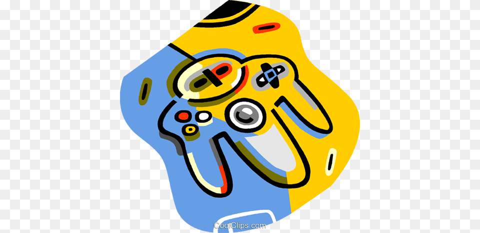 Video Game Controller Royalty Vector Clip Art Illustration, Electronics Free Png