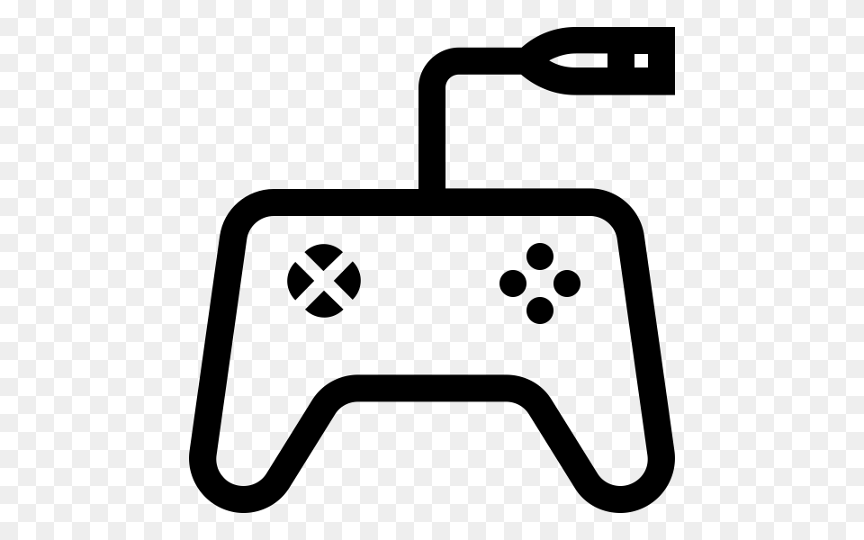 Video Game Controller Rubber Stamp Stampmore, Gray Png