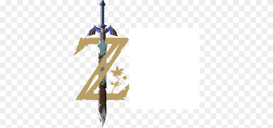 Video Game Logos Quiz Zelda Breath Of The Wild Stickers, Sword, Weapon, Blade, Dagger Png Image