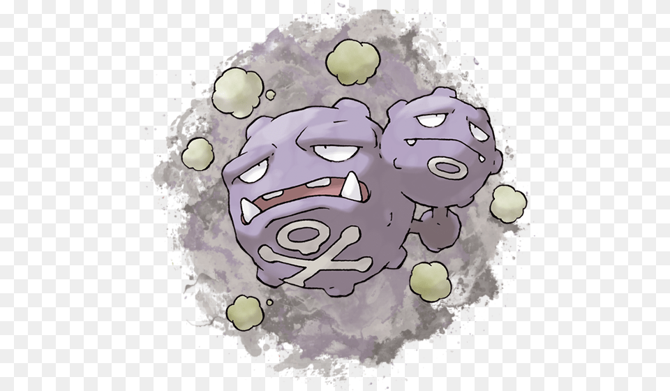 Video Game Weezing Pokemon Clipart, Purple, Art, Outdoors, Face Png