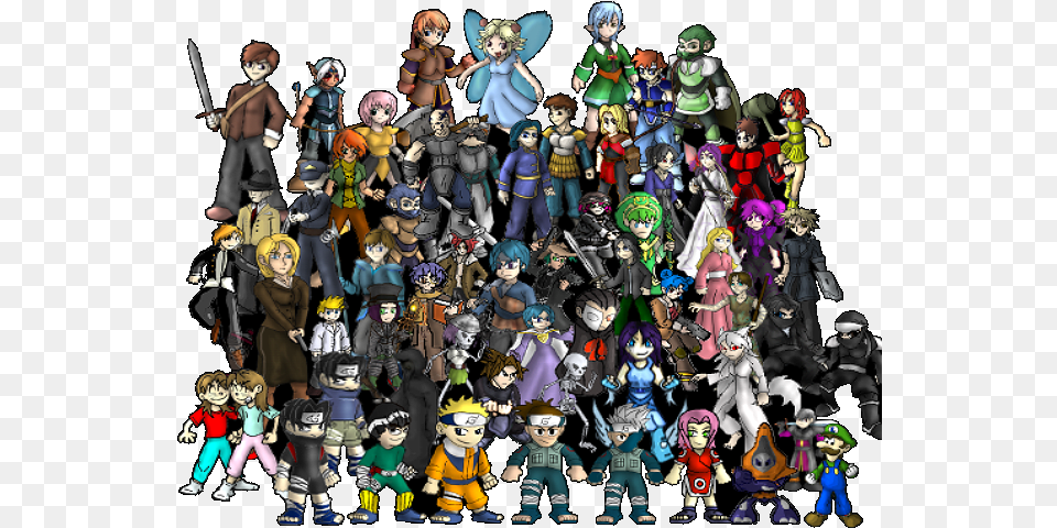 Video Games Characters Transparent All Video Game Characters, Book, Comics, Publication, Baby Png