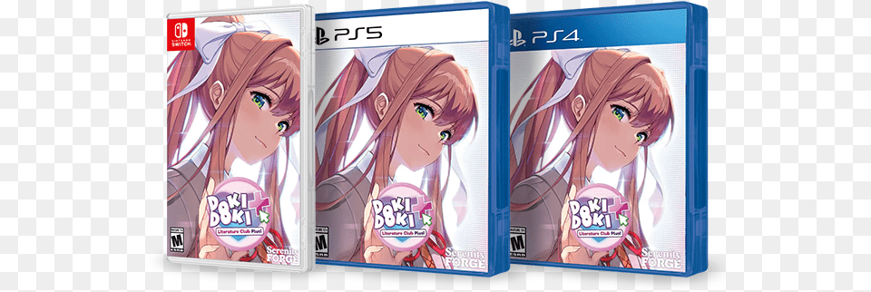 Video Games Consoles Accessories Gamestop Doki Doki Literature Club Plus Nintendo Switch, Book, Comics, Publication, Adult Png