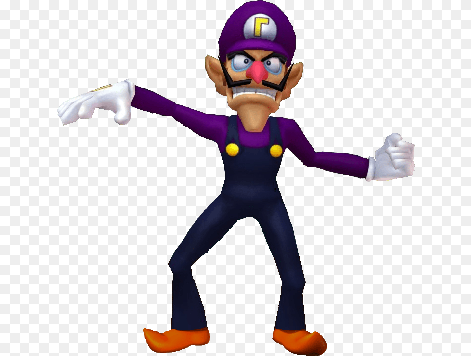 Video Games Fanon Waluigi Gifs Background, Baby, Person, Clothing, Glove Free Transparent Png