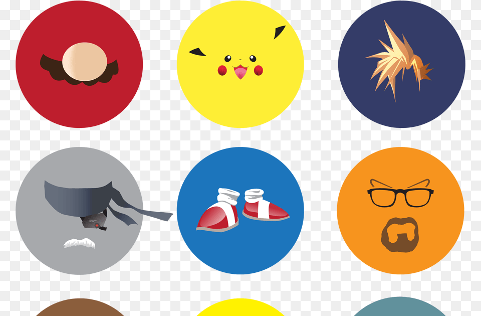 Video Games Icons Characters Download Video Game Icons, Accessories, Glasses, Face, Head Free Transparent Png