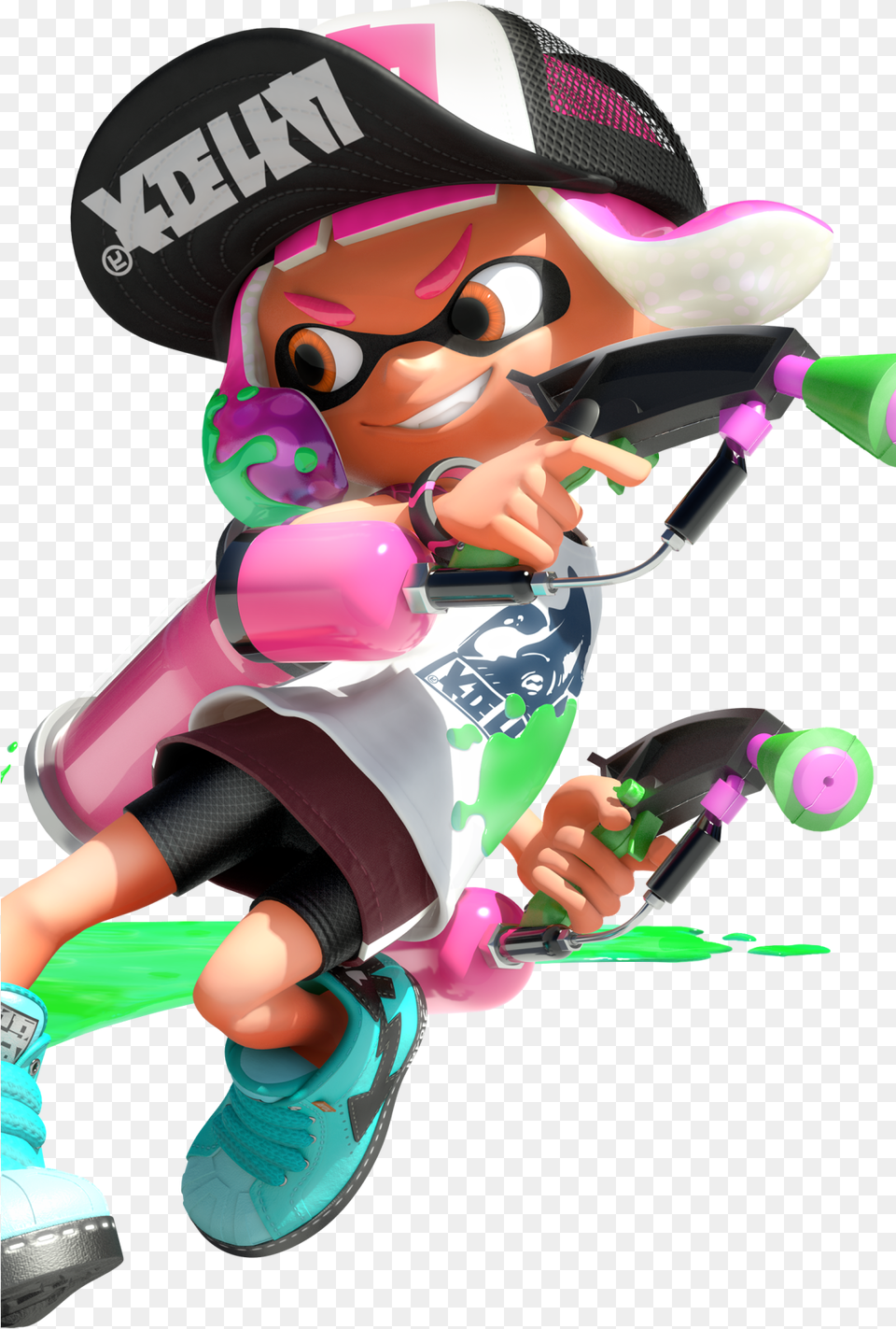 Video Gamesplatoon 2 Wallpaper Id Default Inkling Splatoon Baby, Person, Clothing, Footwear Free Transparent Png