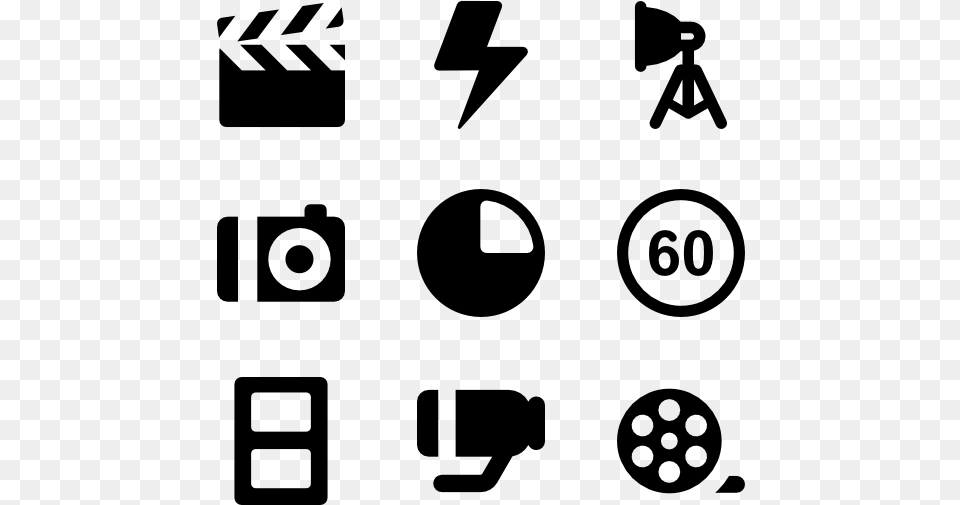 Video Icon, Gray Png