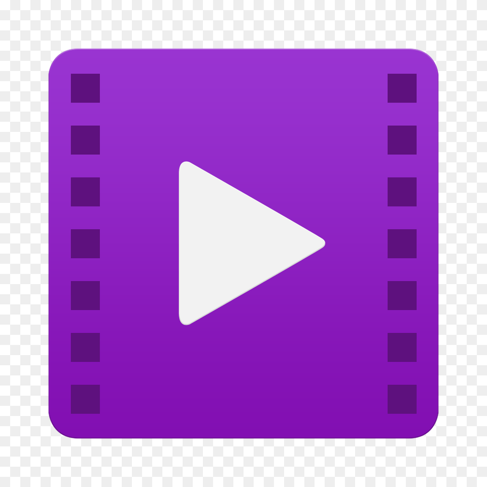 Video Icon Galaxy Image, Purple, Triangle, Weapon, Business Card Free Png
