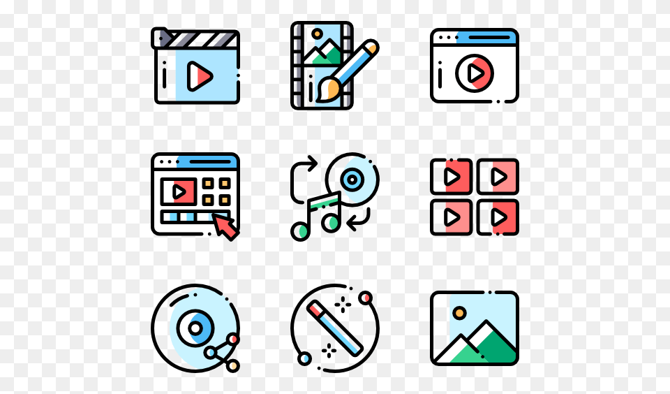 Video Icon Packs, Qr Code Free Png Download