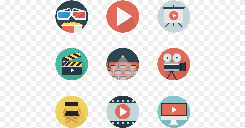 Video Icons, Badge, Logo, Symbol Free Png