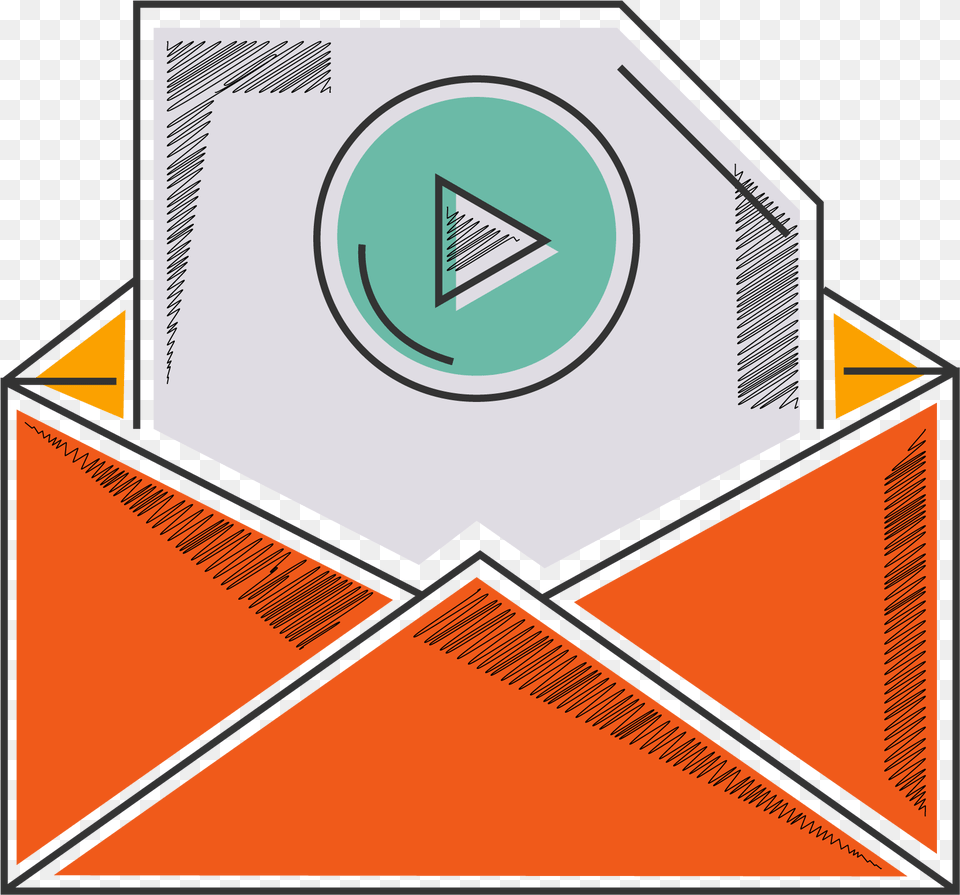 Video In Email Icon Email, Envelope, Mail Png Image