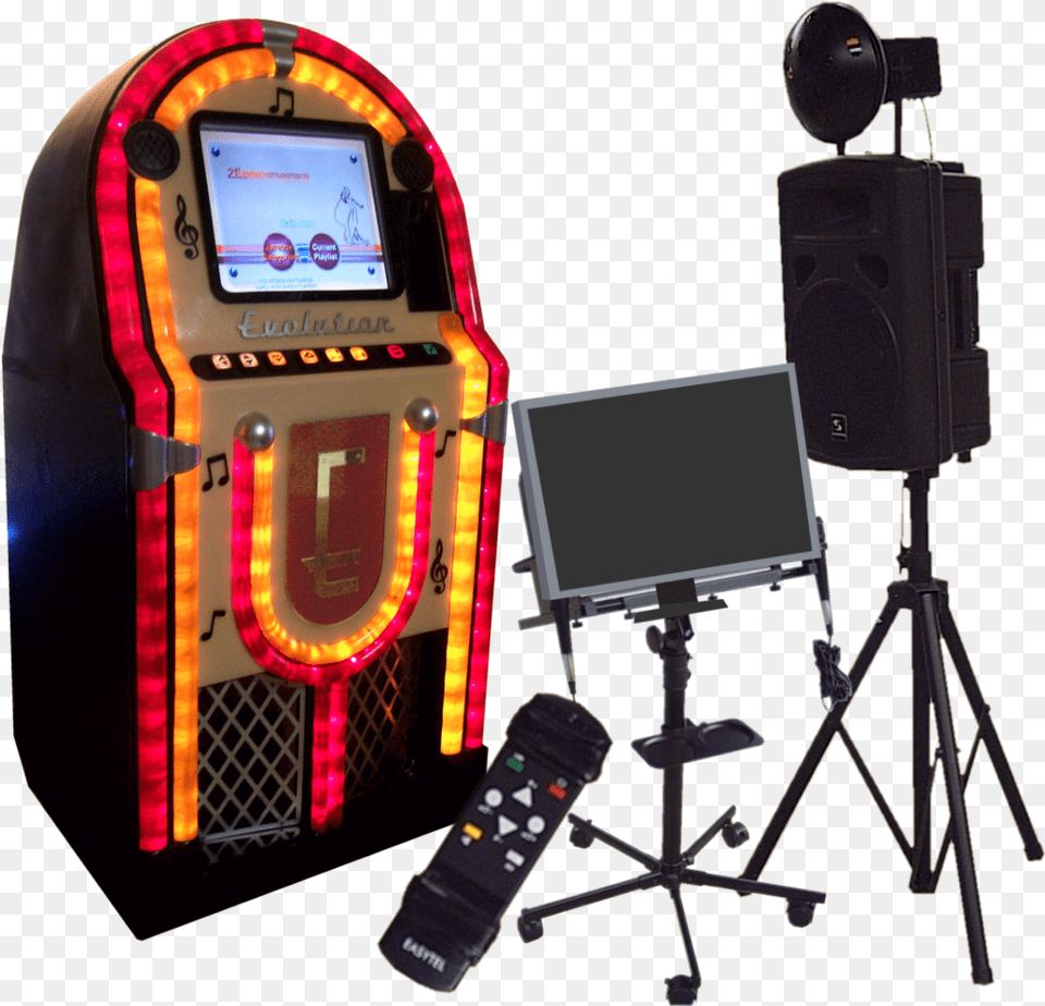 Video Jukebox Image With No Background Pngkeycom Jukebox Karaoke Machine For Sale, Tripod, Electronics Png