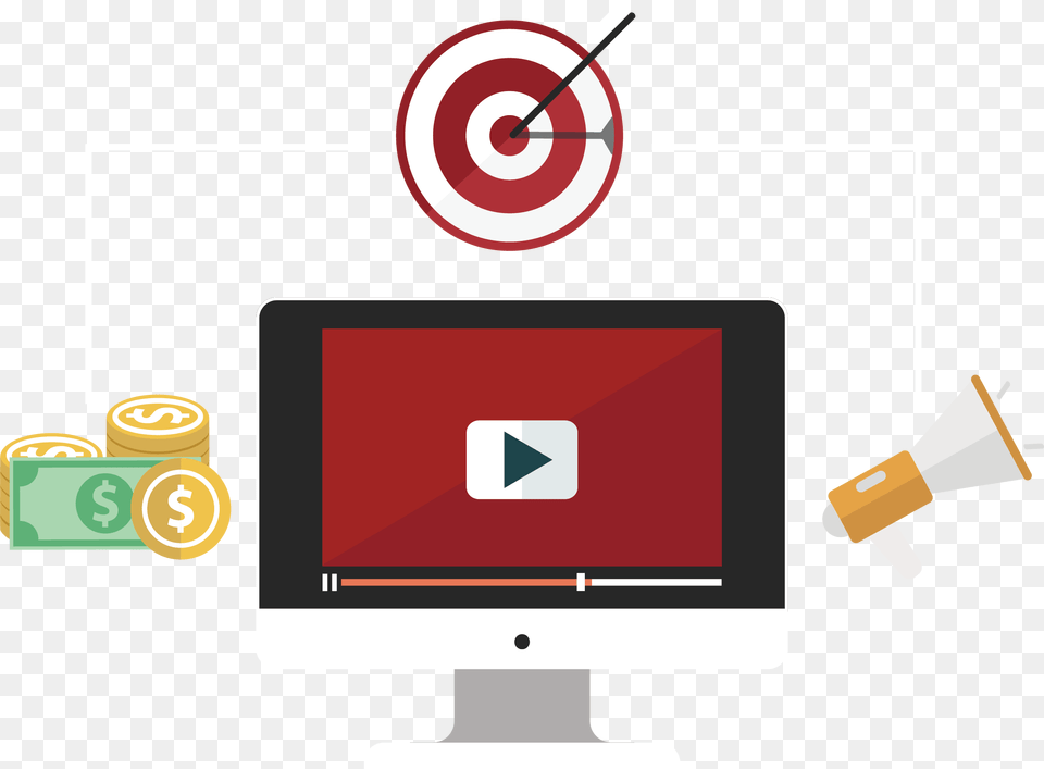 Video Marketing Clipart, Computer, Computer Hardware, Electronics, Hardware Free Transparent Png