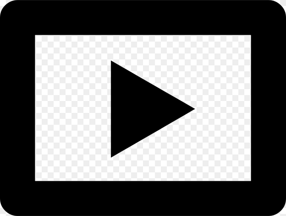 Video Play Button Icon Download, Triangle, Weapon Free Png