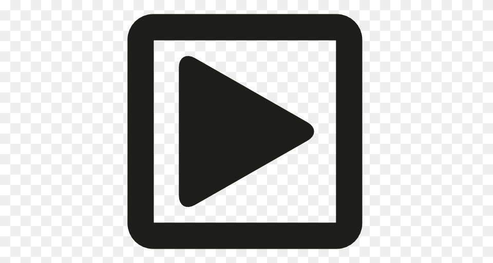 Video Play Button Icon Free Icons Download, Triangle, Arrow, Arrowhead, Weapon Png Image