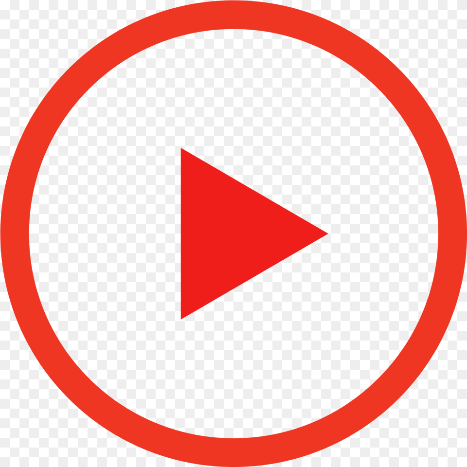 Video Play Button Play Button Red, Sign, Symbol, Triangle, Disk Free Png