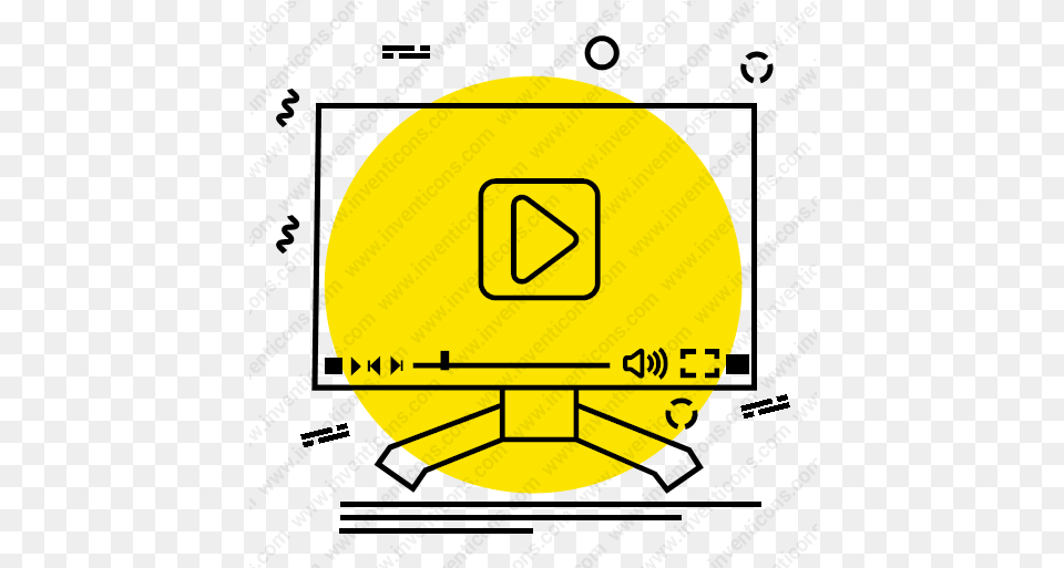 Video Play Icon 4 Image Circle, Sign, Symbol, Gold, Disk Png