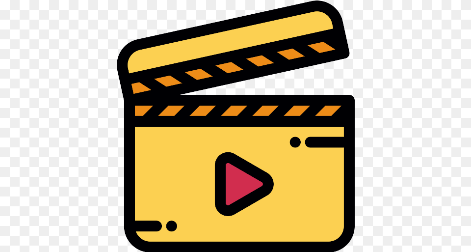 Video Player Clapperboard Icon Repo Icons Clip Art, Bus, Transportation, Vehicle Png Image