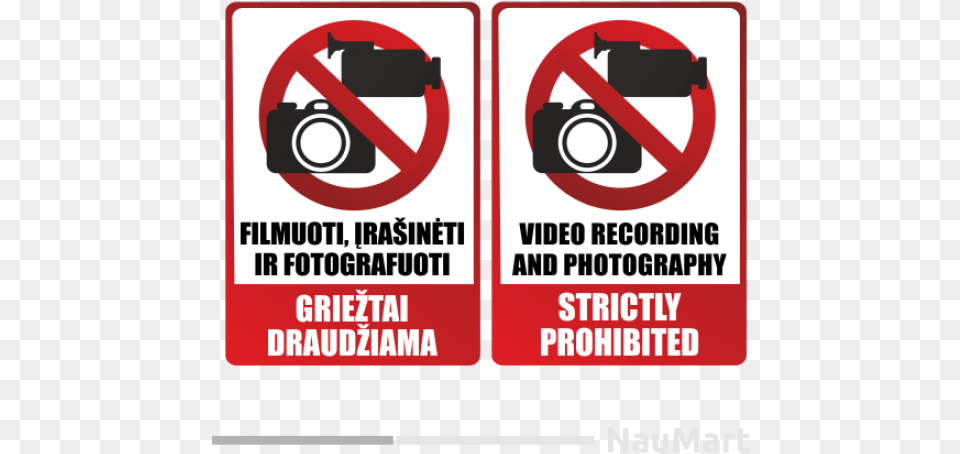 Video Recording And Photography Prohibited Sign Sticker Graphic Design, Advertisement, Poster, Symbol Png Image