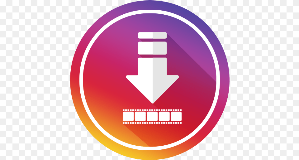 Video Save Video Instagram Google Play Review, Logo, Badge, Symbol, Sign Free Transparent Png