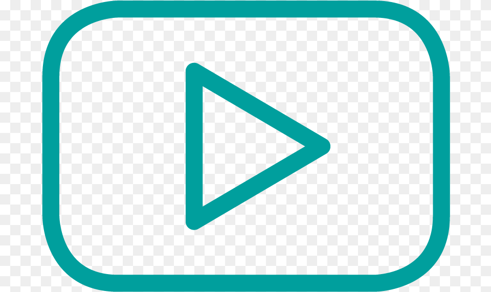 Video Support Icon, Triangle, Sign, Symbol, Blackboard Png