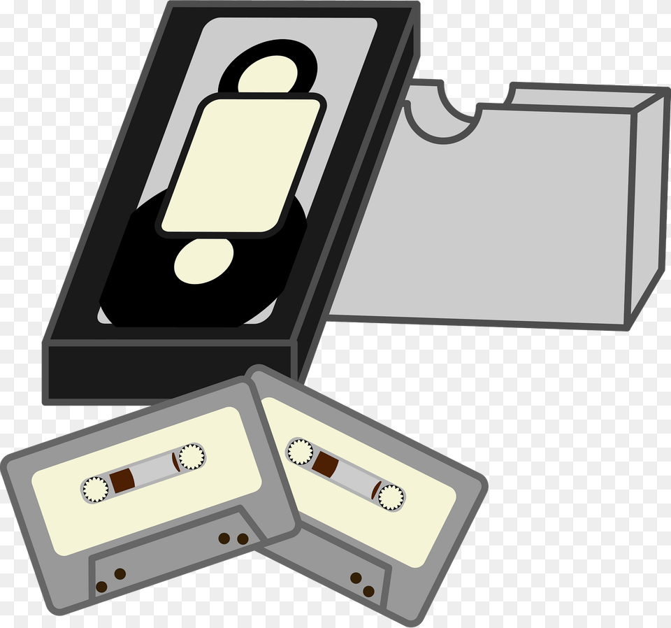 Video Tape And Cassette Tapes Clipart Free Png Download