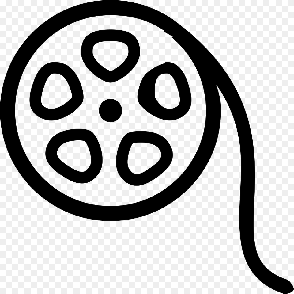 Video Tape Video Tape Icon, Stencil, Reel Free Png Download