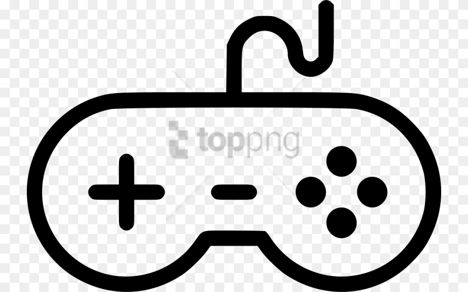 Videogame Icon Video Game Controller Line Art, Electronics Free Png Download