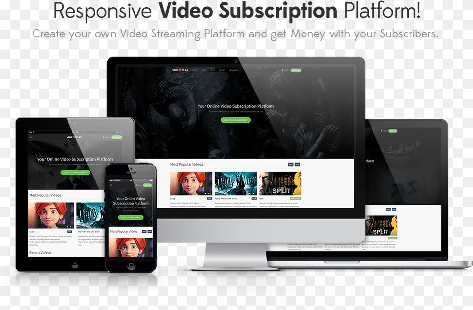 Videoplay Videos Subscription Platform Php Script Php Script Streaming Video, Electronics, Phone, Mobile Phone, Screen Png