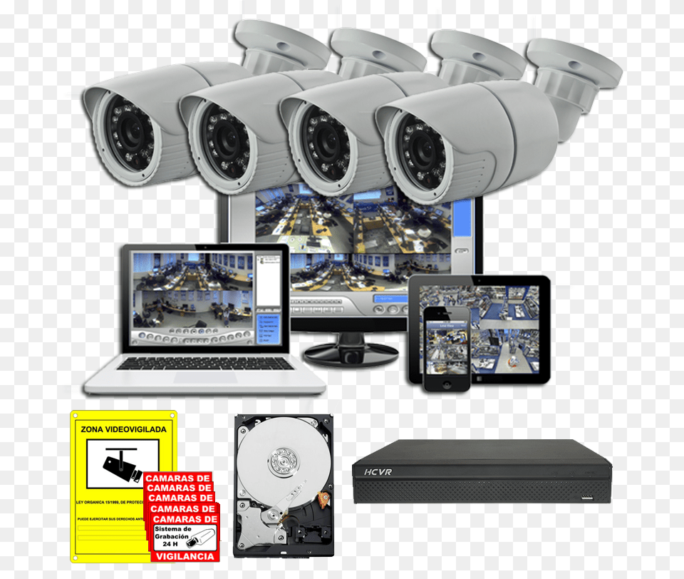 Videovigilancia Y Seguridad En Todoelectronica Sistema De Camaras De Vigilancia, Car, Vehicle, Transportation, Wheel Png Image