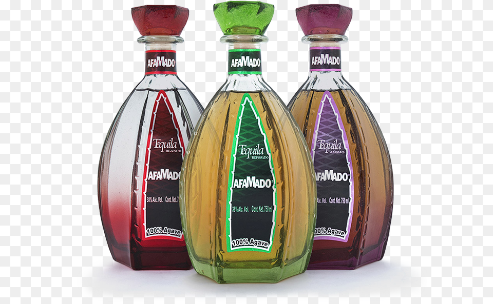 Vidrio Artesanal Tequila Afamado, Alcohol, Beverage, Liquor, Bottle Free Png Download