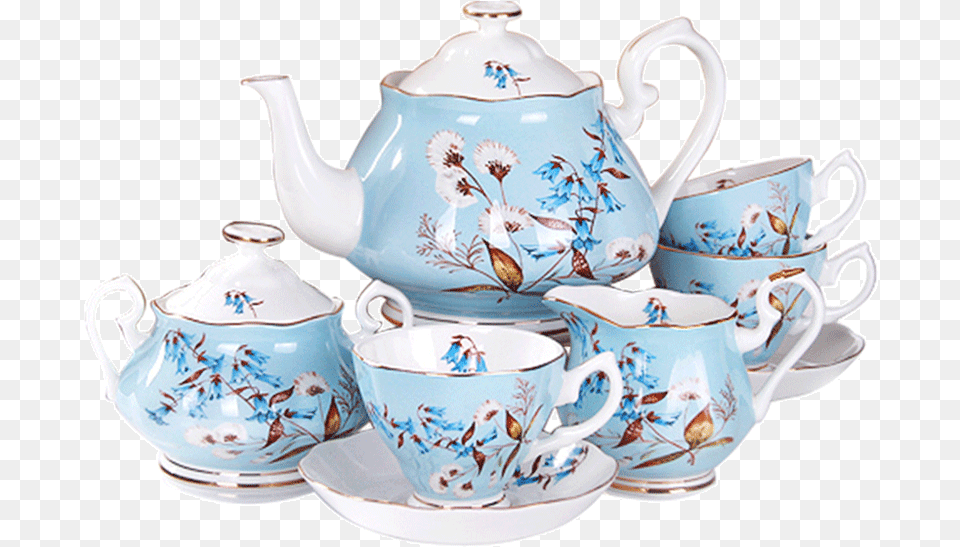 Vidsel Coffee Cup Set English Afternoon Tea Set European Teapot, Art, Cookware, Porcelain, Pot Free Png Download