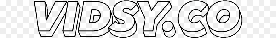 Vidsy Logo Var 3d Blackline Calligraphy, Text Free Transparent Png