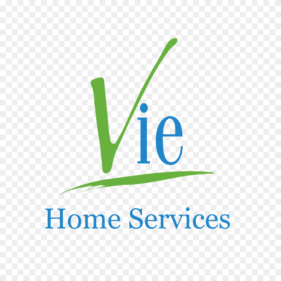 Vie Home Services Llc Logo Graphic Design, Text, Smoke Pipe Free Png