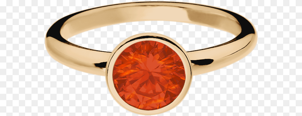 Vienna Fire Opal Orange In Rose Gold Tansanit Ring, Accessories, Jewelry, Gemstone, Glasses Free Png