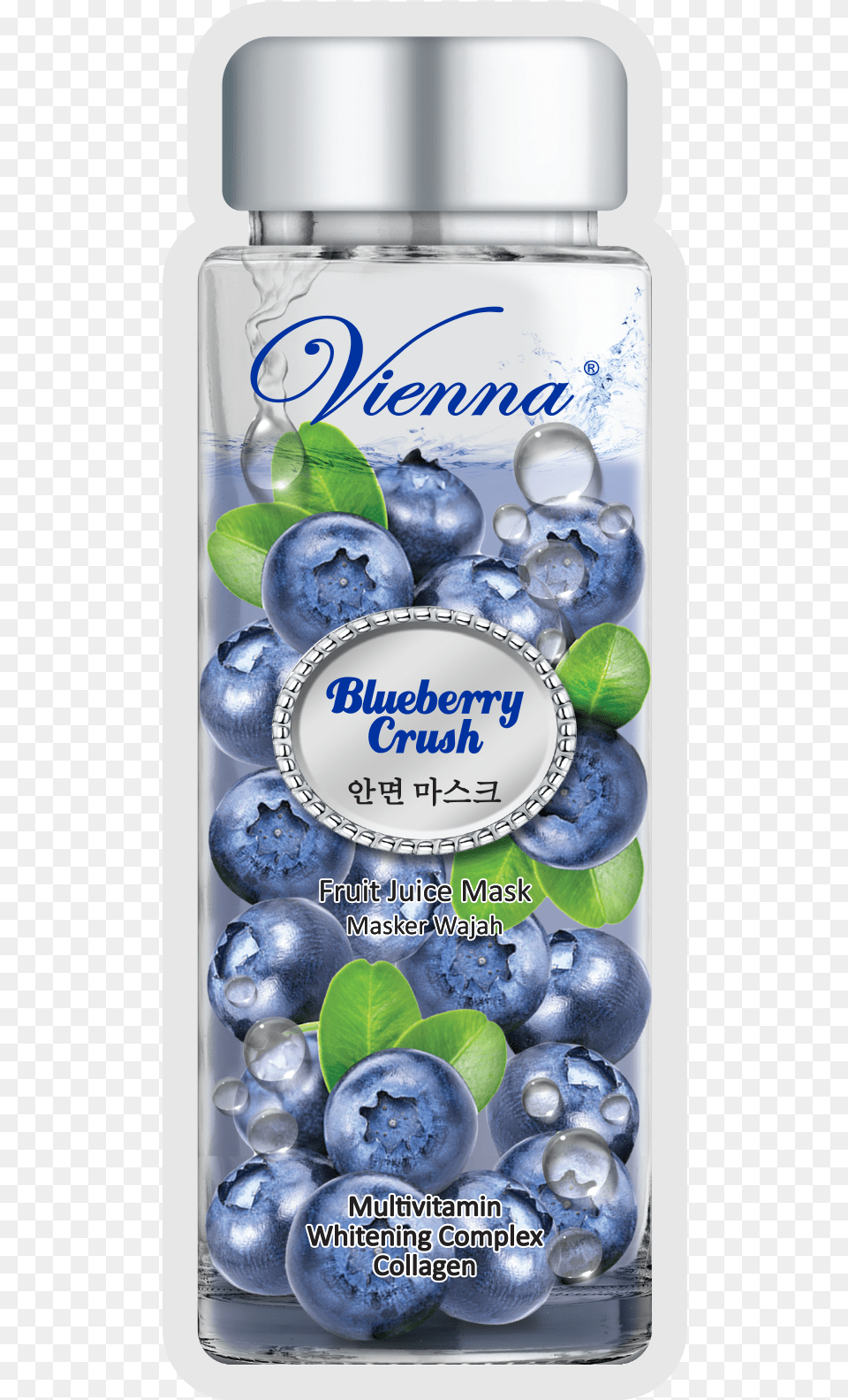 Vienna Fruit Juice Mask Blueberry Crush Mask, Berry, Plant, Food, Produce Free Png
