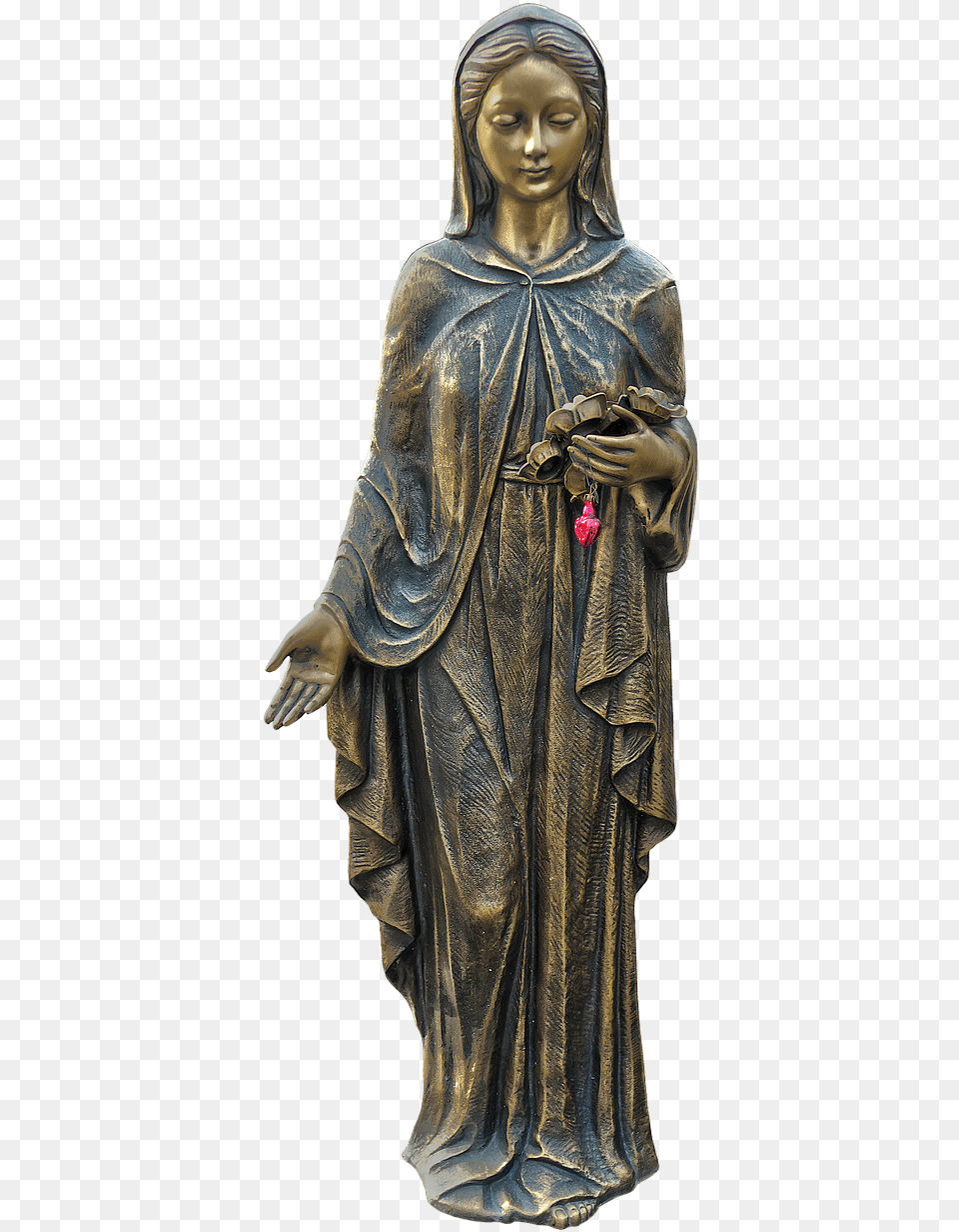 Vierge Marie St Mary Statue, Adult, Person, Female, Fashion Png
