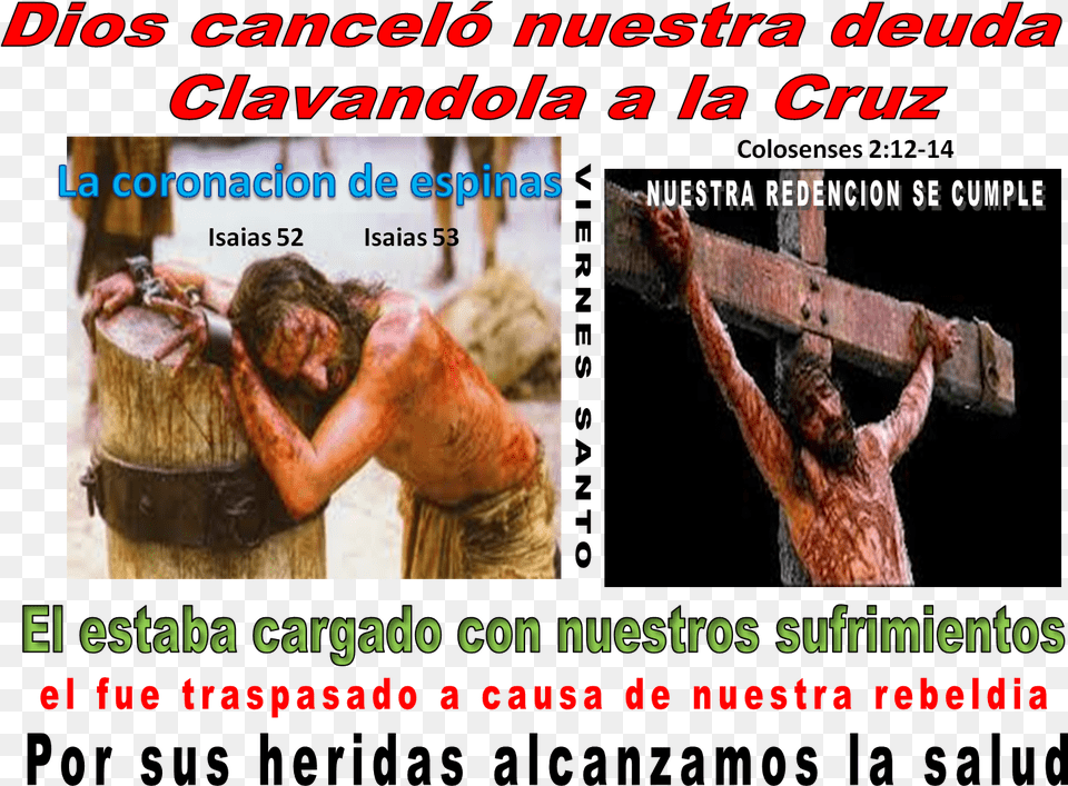 Viernes Santo Dios Clavo Pecados A La Cruz Priest, Cross, Symbol, Adult, Person Free Png Download