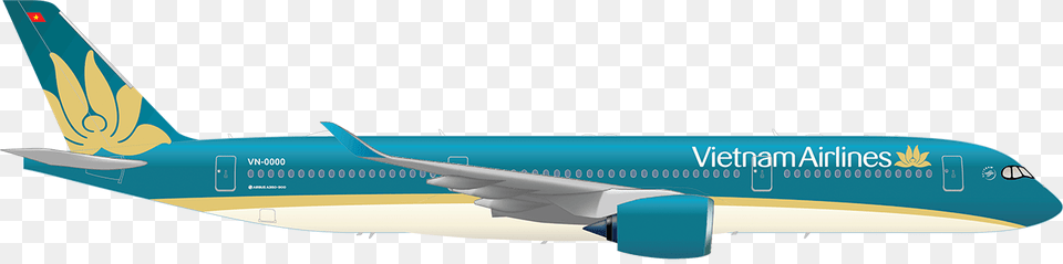 Vietnam Airlines Air France Hanoi Business Class, Aircraft, Airliner, Airplane, Transportation Free Transparent Png