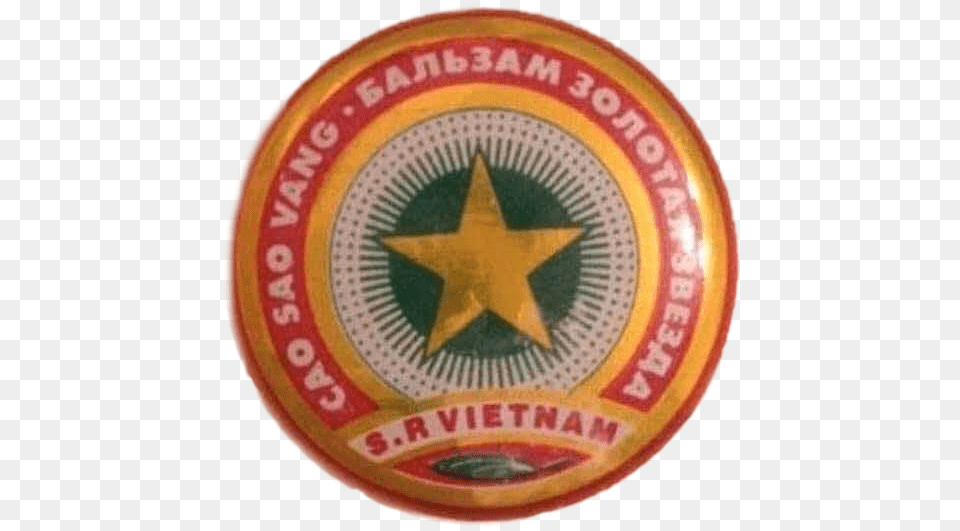 Vietnam Balsam Panacea Sticker By Vah Cao Sao Vang, Badge, Logo, Symbol, Ball Png Image
