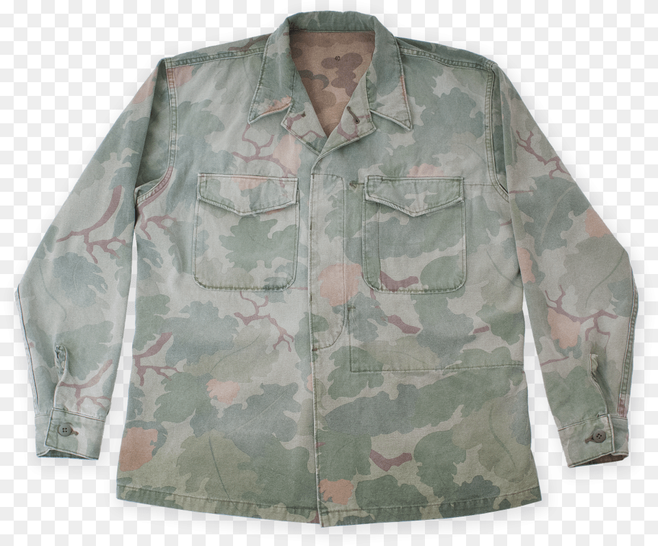 Vietnam Era Mictchel Camo, Clothing, Long Sleeve, Military, Military Uniform Free Png Download