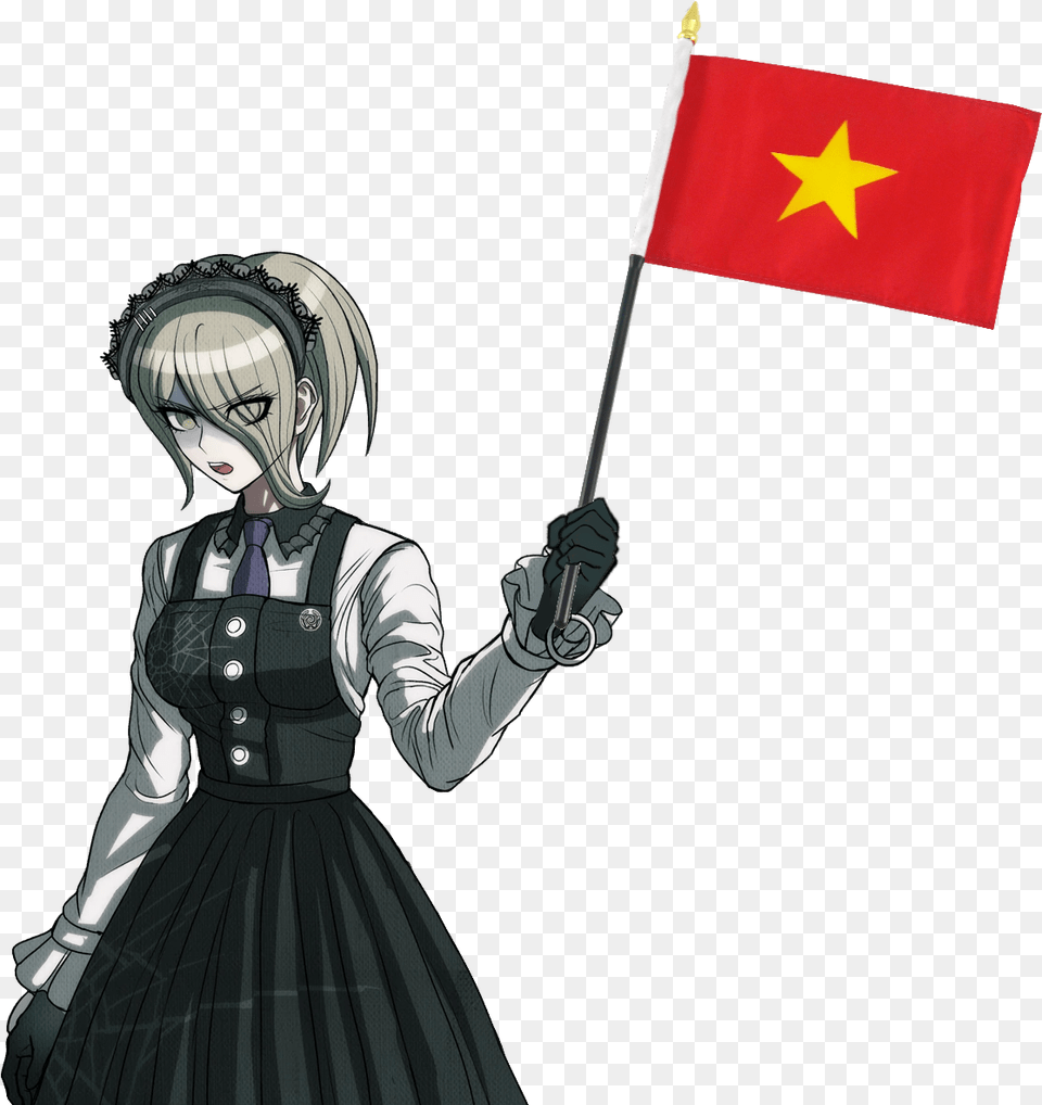 Vietnam Flag, Adult, Female, Person, Woman Png