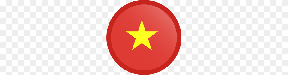 Vietnam Flag Icon, Star Symbol, Symbol Free Png Download