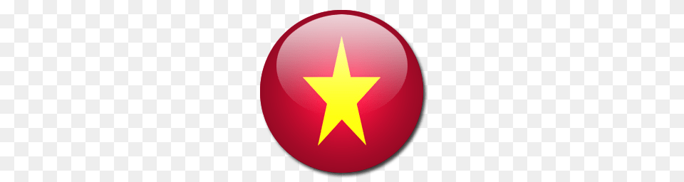 Vietnam Flag Icon Download Rounded World Flags Icons Iconspedia, Star Symbol, Symbol Png