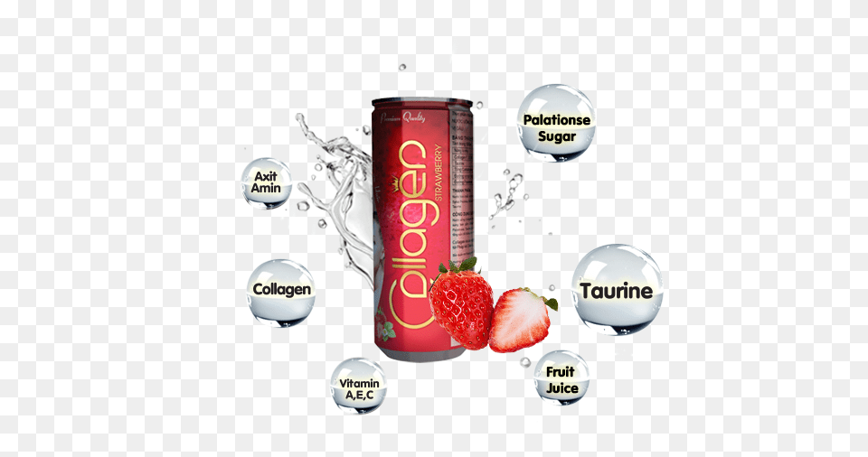 Vietnam Fmcg Distributors Collagen Strawberry, Can, Tin, Cup, Berry Png