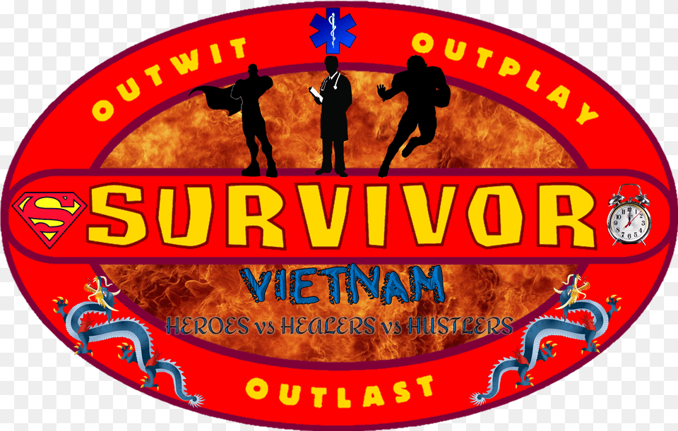 Vietnam Hhh Logo Survivor Logo, Adult, Male, Man, Person Free Png