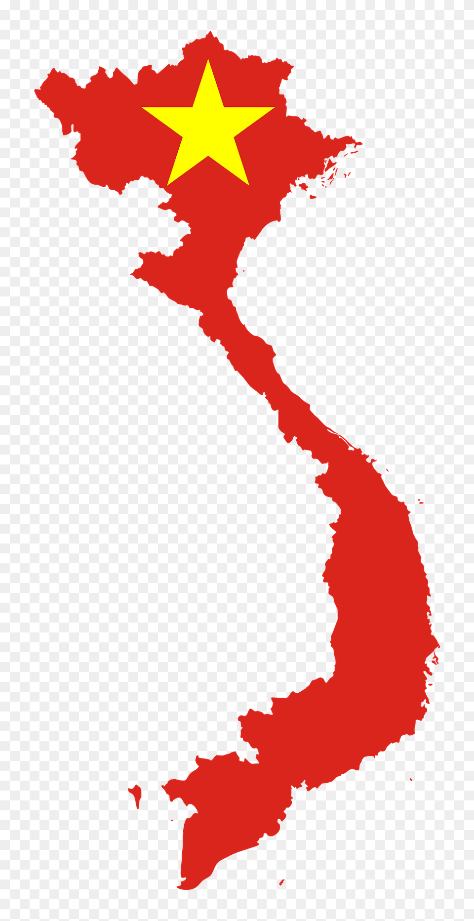 Vietnam Map Flag Clipart, Outdoors, Symbol, Nature, Sea Png Image