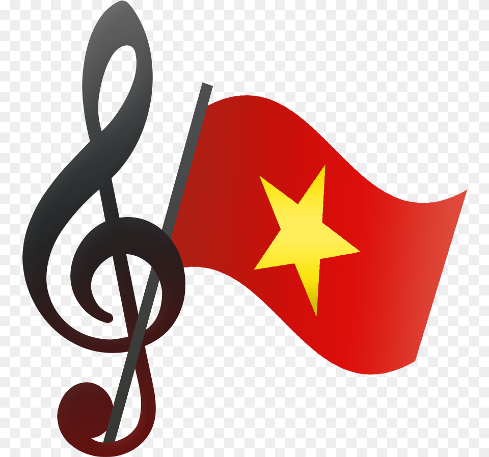 Vietnamese Music Logo Musical Note Full Size Transparent Treble Clef, Symbol, Dynamite, Weapon, Flag Png Image