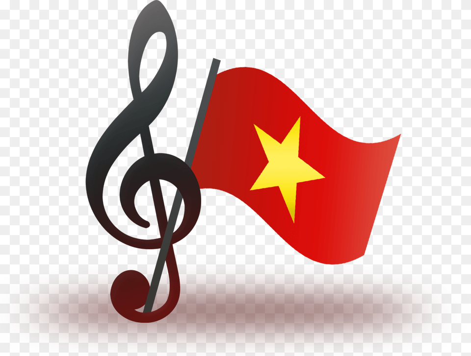 Vietnamese Music Logo Shadow Music, Symbol, First Aid, Star Symbol Png